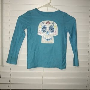 Girls skull Disney long sleeve